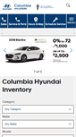 Mobile Screenshot of columbiahyundai.com
